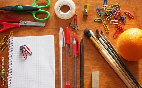 Obraz Colorful office tools