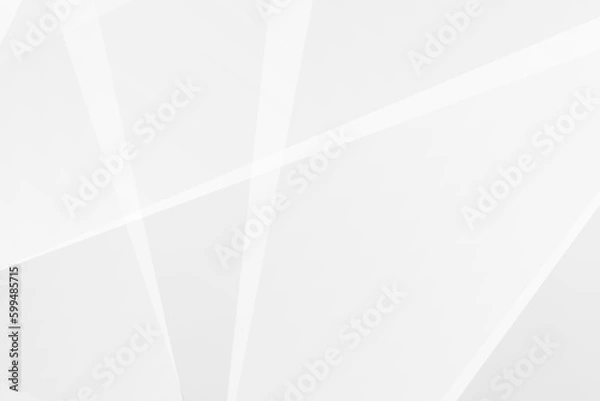 Fototapeta Abstract white and grey on light silver background modern design. Vector illustration EPS 10.
