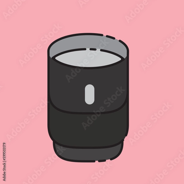 Fototapeta Camera lens icon.