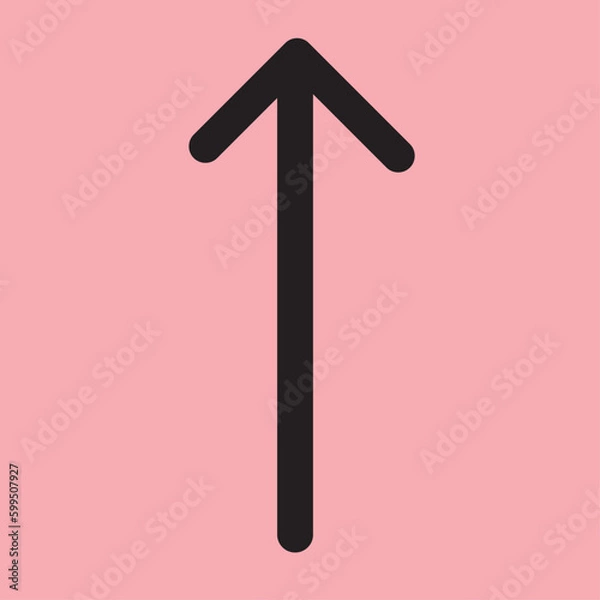 Fototapeta Arrow icon vector illustration.