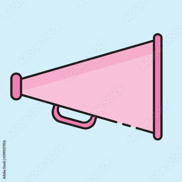 Fototapeta Megaphone icon.