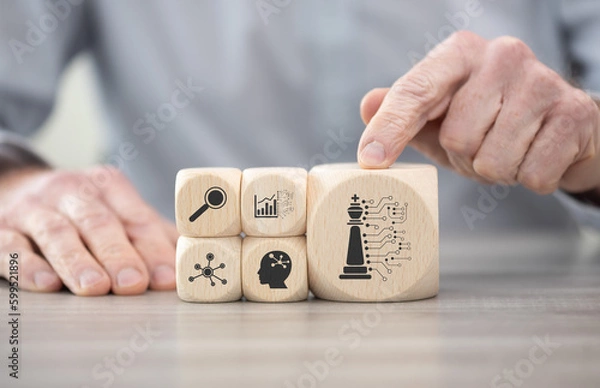 Obraz Concept of digital strategy