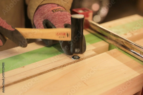 Obraz ハンマーで叩く