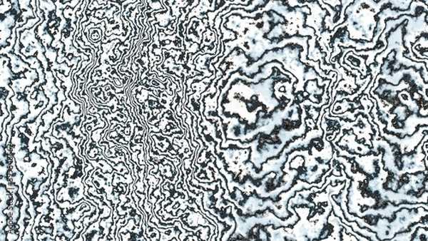 Obraz Fractal complex blue patterns - Mandelbrot set detail, digital artwork for creative graphic
