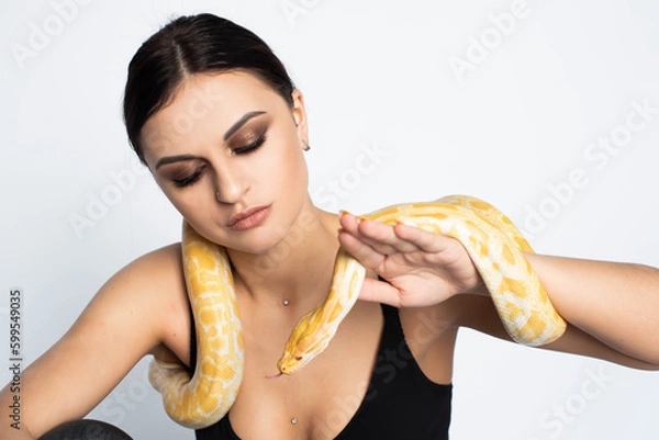 Obraz woman with snake