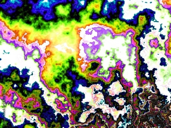 Obraz Fractal complex patterns - Mandelbrot set detail, digital artwork for creative graphic