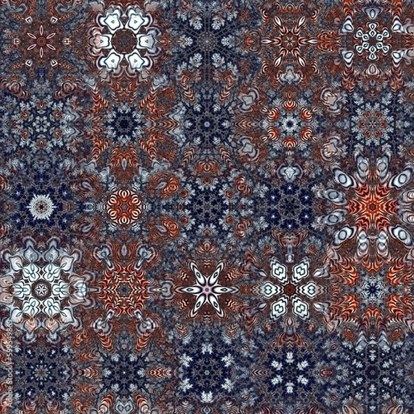 Obraz Fractal complex patterns - Mandelbrot set detail, digital artwork for creative graphic