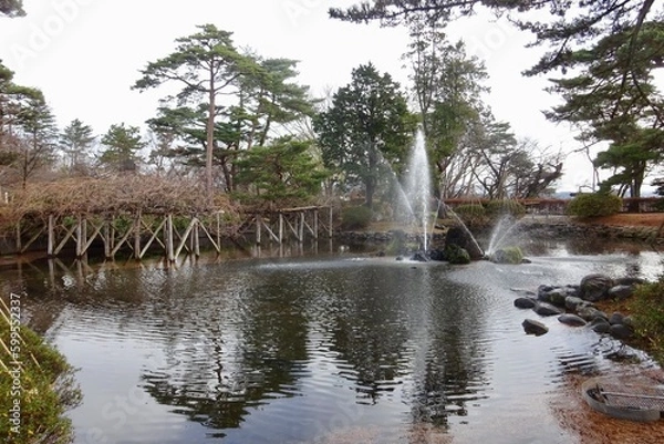 Obraz 久保田城跡 千秋公園 秋田県秋田市