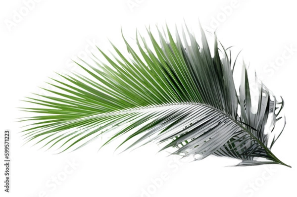 Obraz palm tree isolated on transparent cutout 