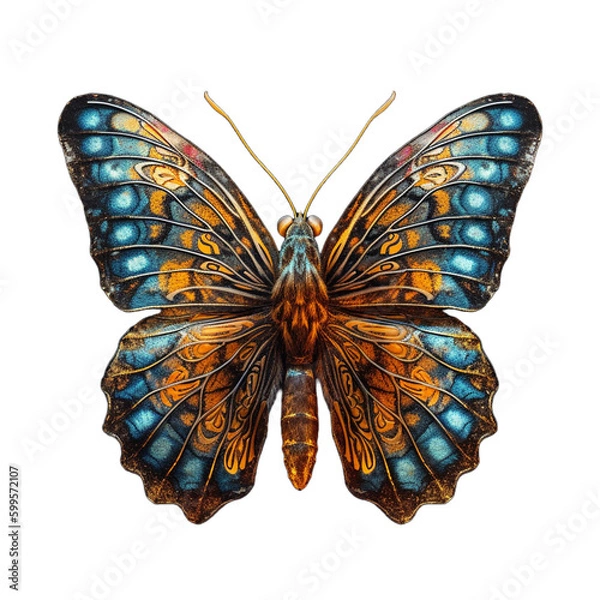 Obraz butterfly isolated on transparent background