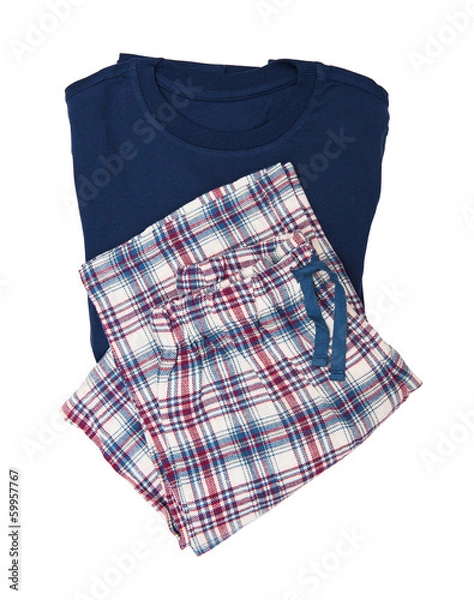 Obraz Pyjamas isolated on white background