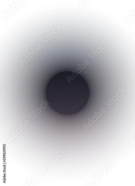 Fototapeta Digital abstract minimal black and white aura gradient wallpaper background template