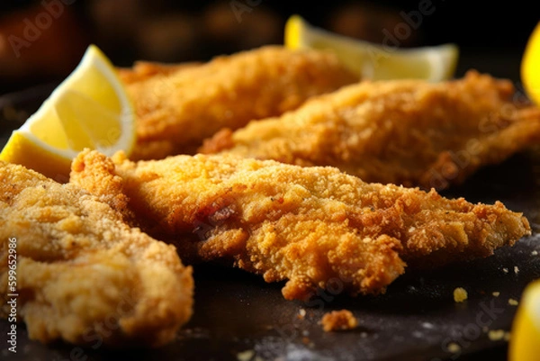 Obraz crispy fried catfish