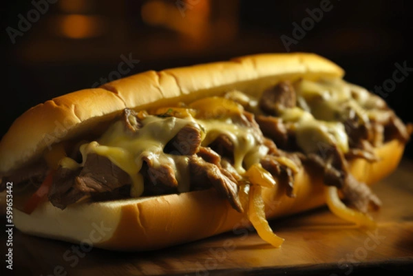 Obraz philly cheese steak