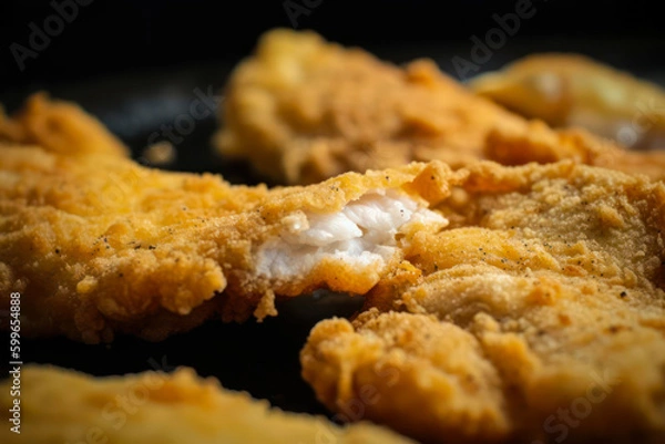 Obraz crispy fried catfish