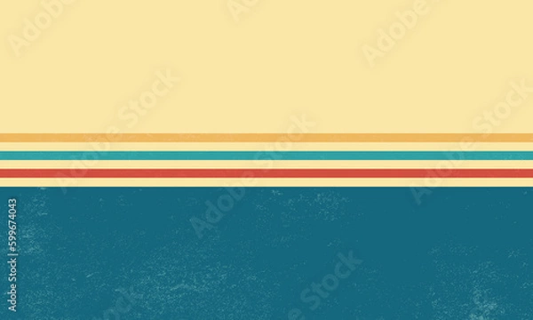Obraz Vintage retro stripes vector background