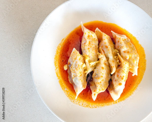 Obraz Gyoza on a plate