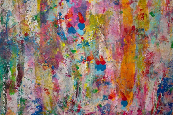 Obraz 手描きのランダムな色テクスチャ
hand drawn randam colors