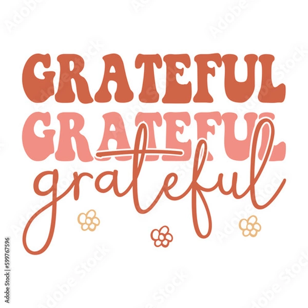 Obraz  Christian retro isolated typography design