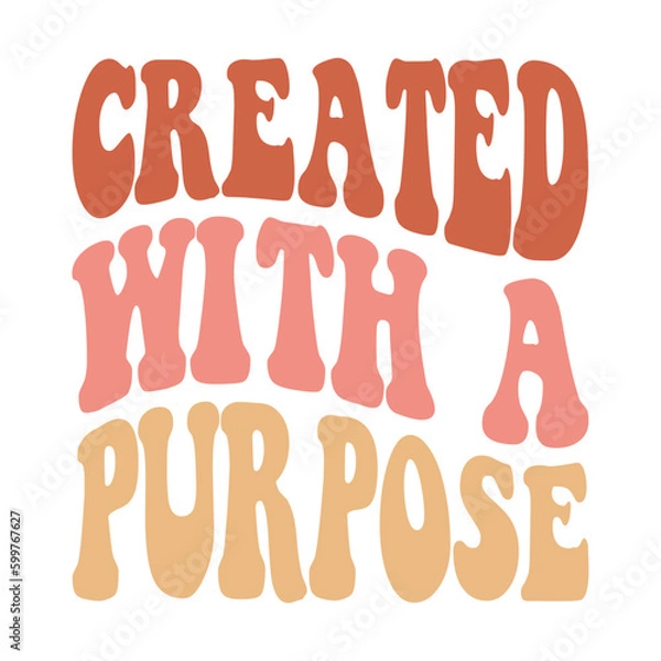 Obraz  Christian retro isolated typography design