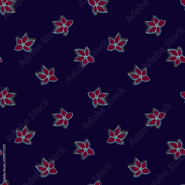 Obraz Floral graphic pattern