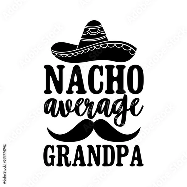 Obraz Cinco isolated typography design