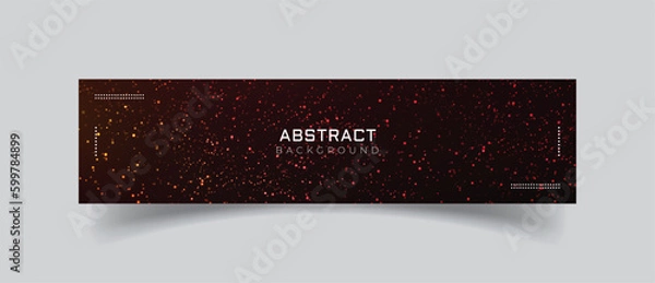 Obraz Linkedin banner with shiny background