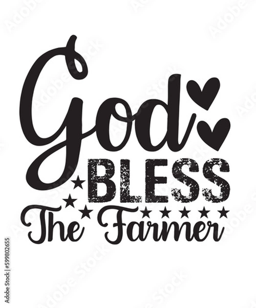 Obraz Farmhouse  typography illustration