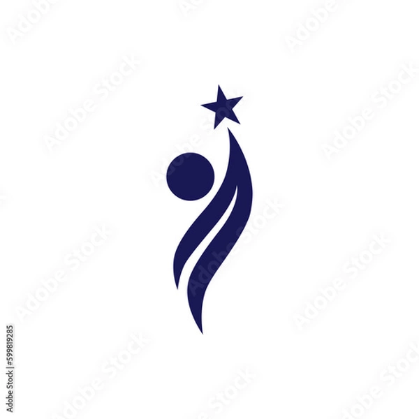 Obraz leadership vector logo