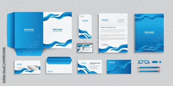 Obraz Modern Corporate identity template design.