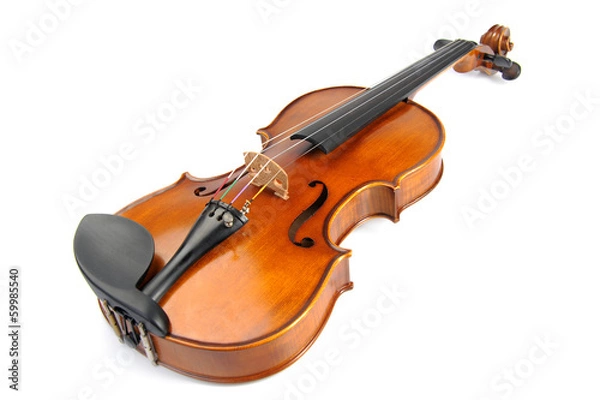 Fototapeta Violin isolate