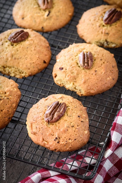 Obraz Sweet pecan cookies 
