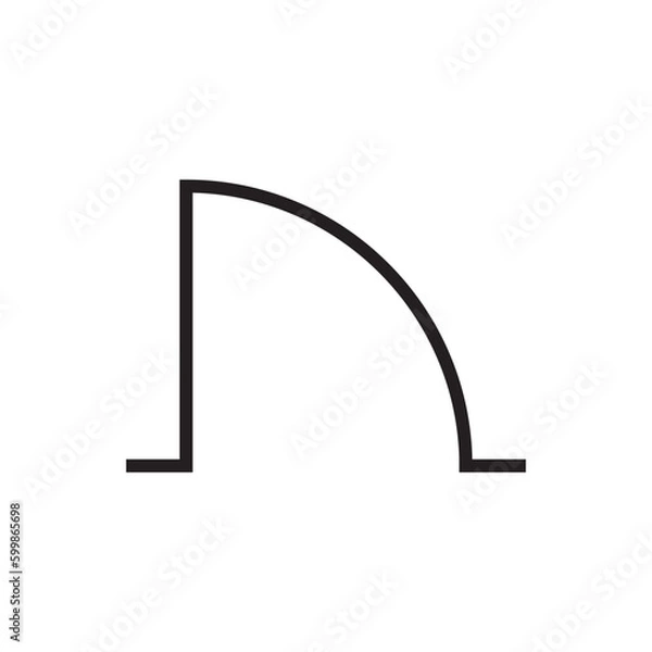 Fototapeta door icon