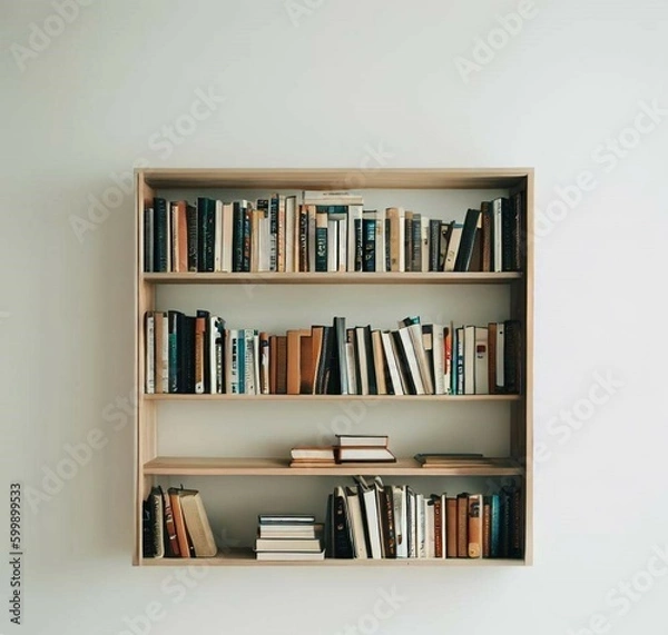 Obraz Bookshelf for advertisements