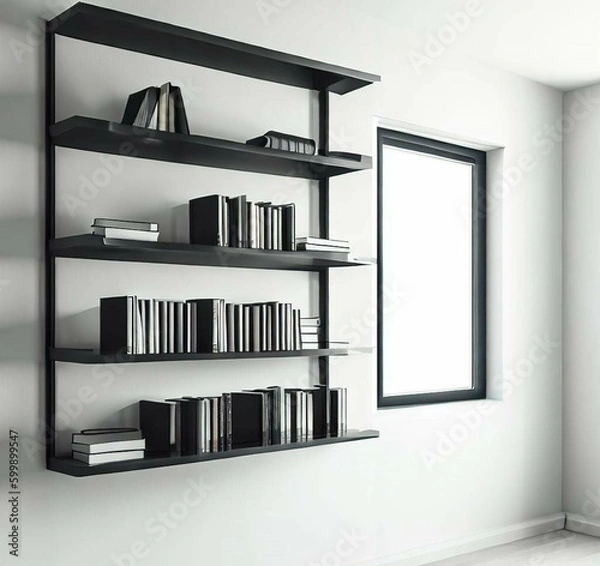 Obraz Bookshelf for advertisements