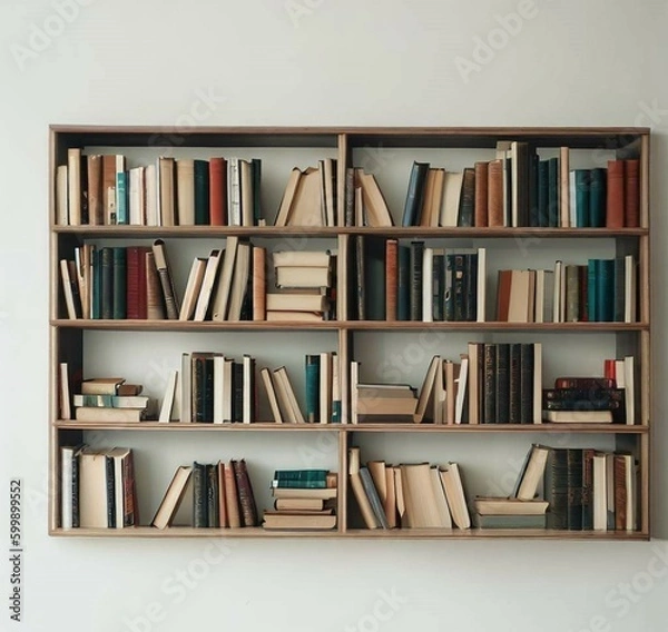 Obraz Bookshelf for advertisements