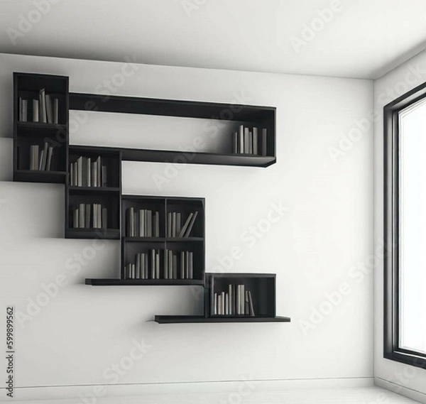 Obraz Bookshelf for advertisements