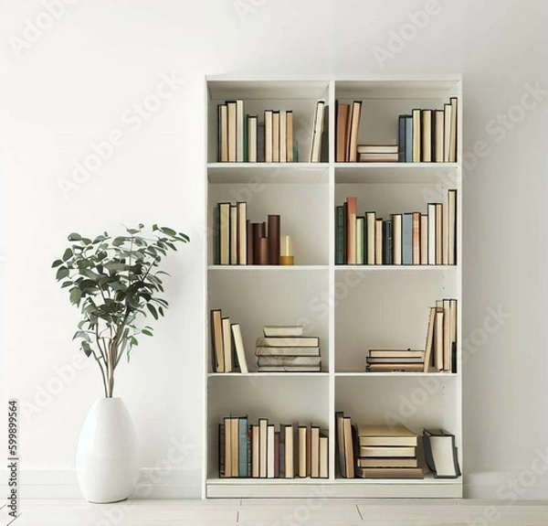 Obraz Bookshelf for advertisements