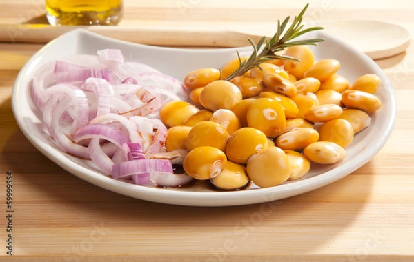 Obraz Lupins with onion