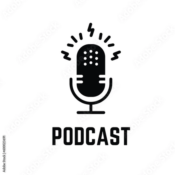 Obraz microphone icon vector illustration