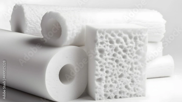 Obraz ポリエチレンフォーム（発泡スチロール） No.006 | Polyethylene foam (EPS foam) Generative AI