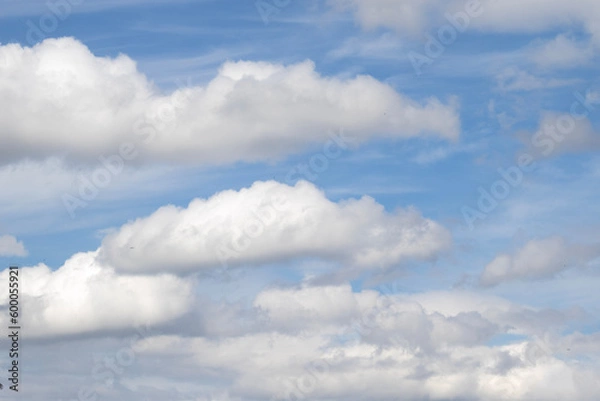 Obraz blue sky with clouds