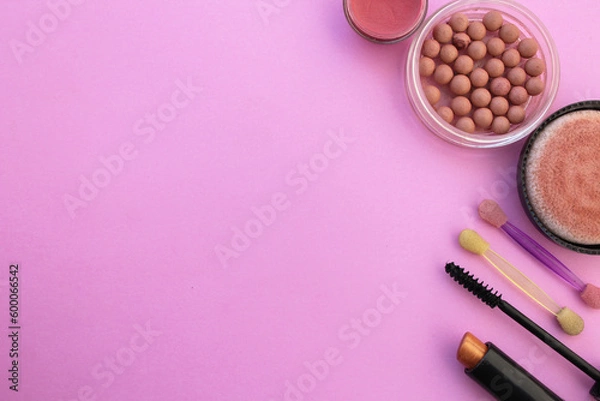 Obraz make up set old and used