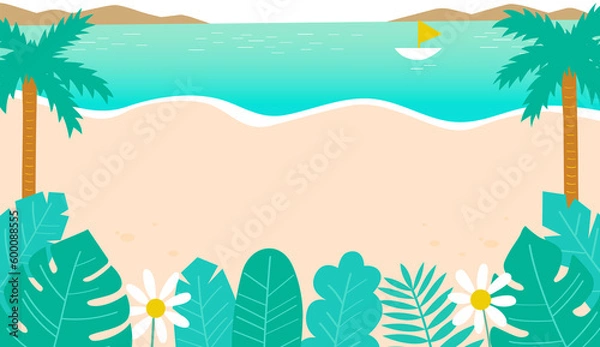 Fototapeta beach in summer