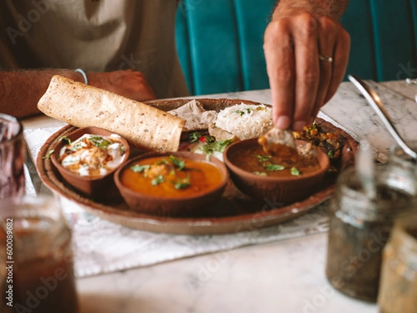 Fototapeta Indian lunch