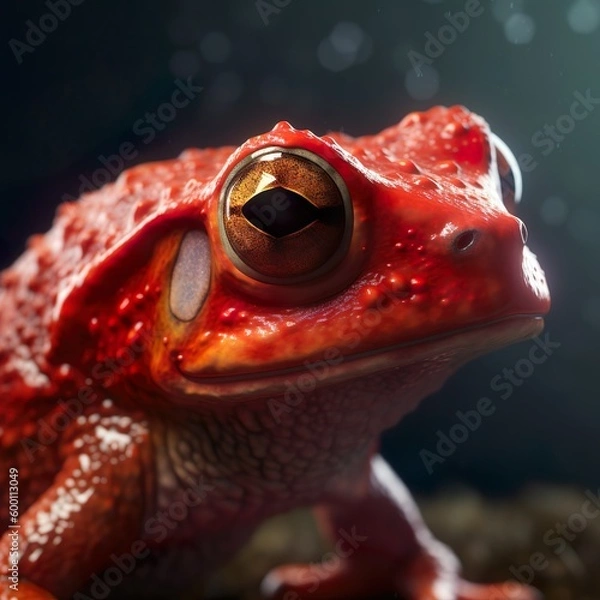 Obraz Generative AI - Roter Frosch