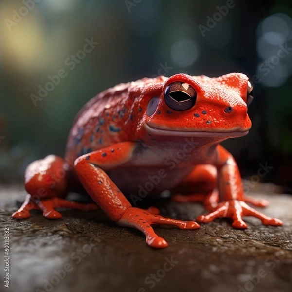 Obraz Generative AI - Roter Frosch