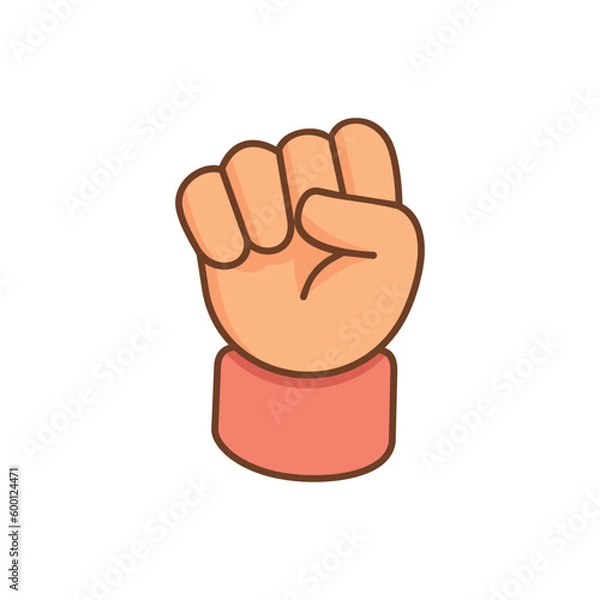 Obraz Hand Gesture Cartoon