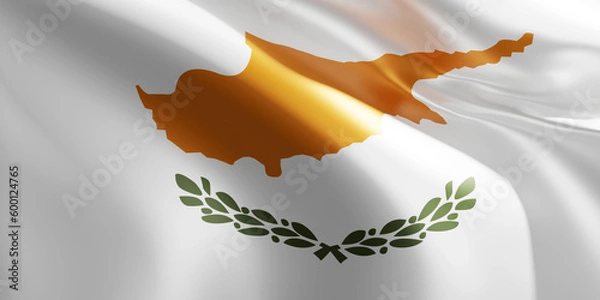 Obraz 3d cyprus flag