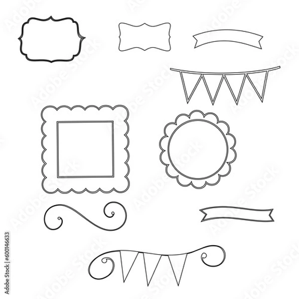 Obraz elements and page decoration